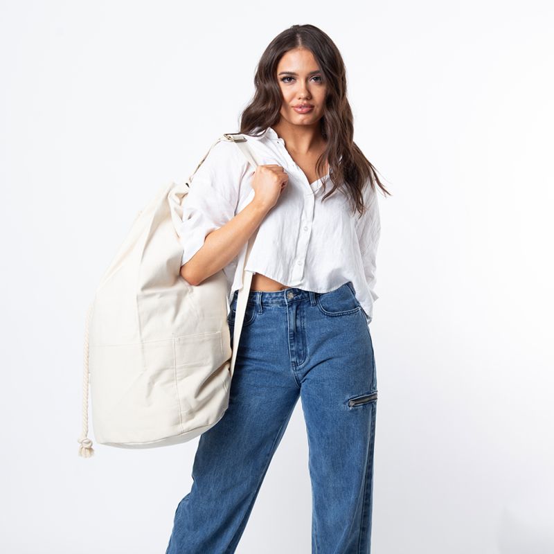 CANVAS LAUNDRY DUFFEL